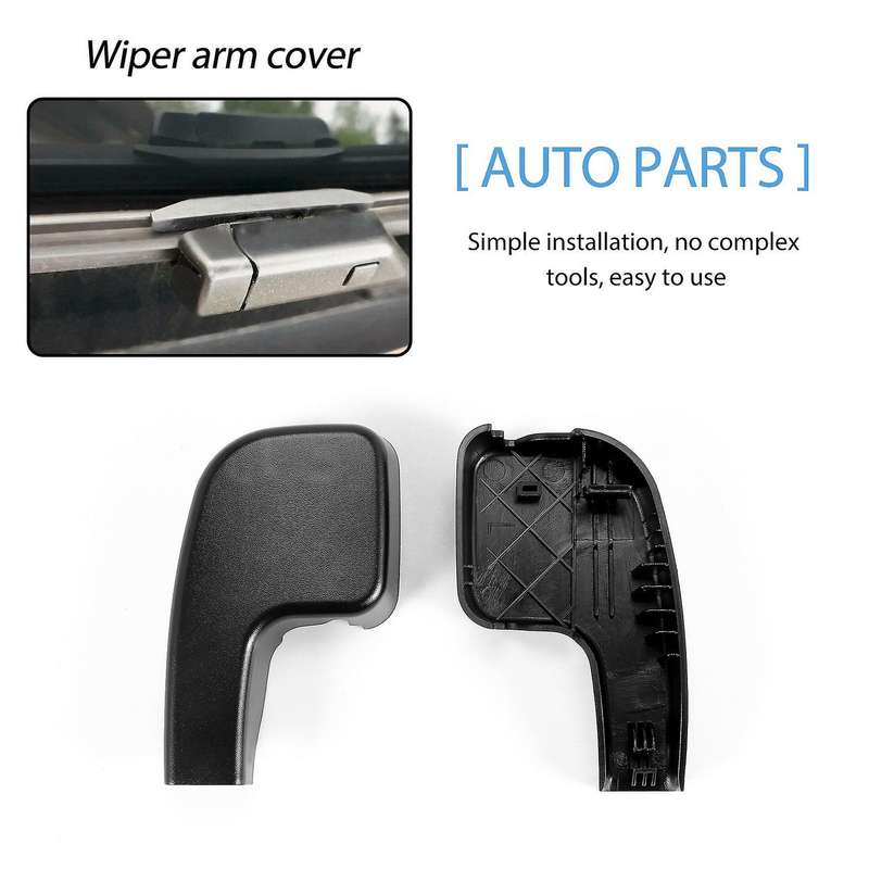 2X New Front Windshield Wiper Arm Covers Caps Compatible Bmw 3 E90 E91 E92