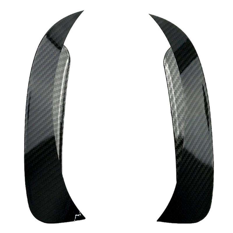 2X Rear Bumper Vent Cover Flaps Splitter Trim Carbon Fiber Style for - GLA 200 250 X156 GLA45 2013-2