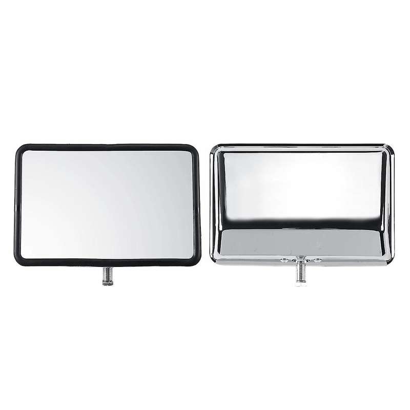 2X Retro Car Side Rear View Mirrors Car Door Wing Rearview Mirror for 70 75 78 Ute Silver