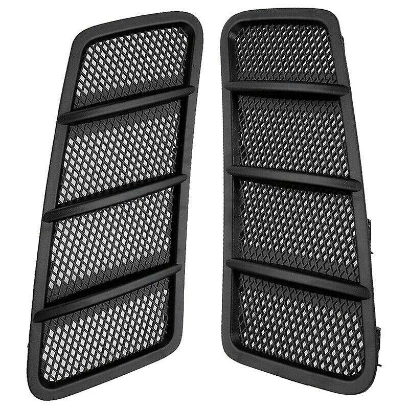 2X Side Hood Vent Grille Cover for W166 ML GL Class 2012-2015 1668800105 1668800205