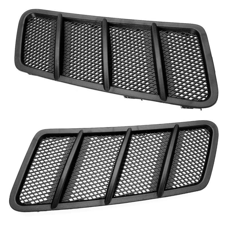 2X Side Hood Vent Grille Cover for W166 ML GL Class 2012-2015 1668800105 1668800205
