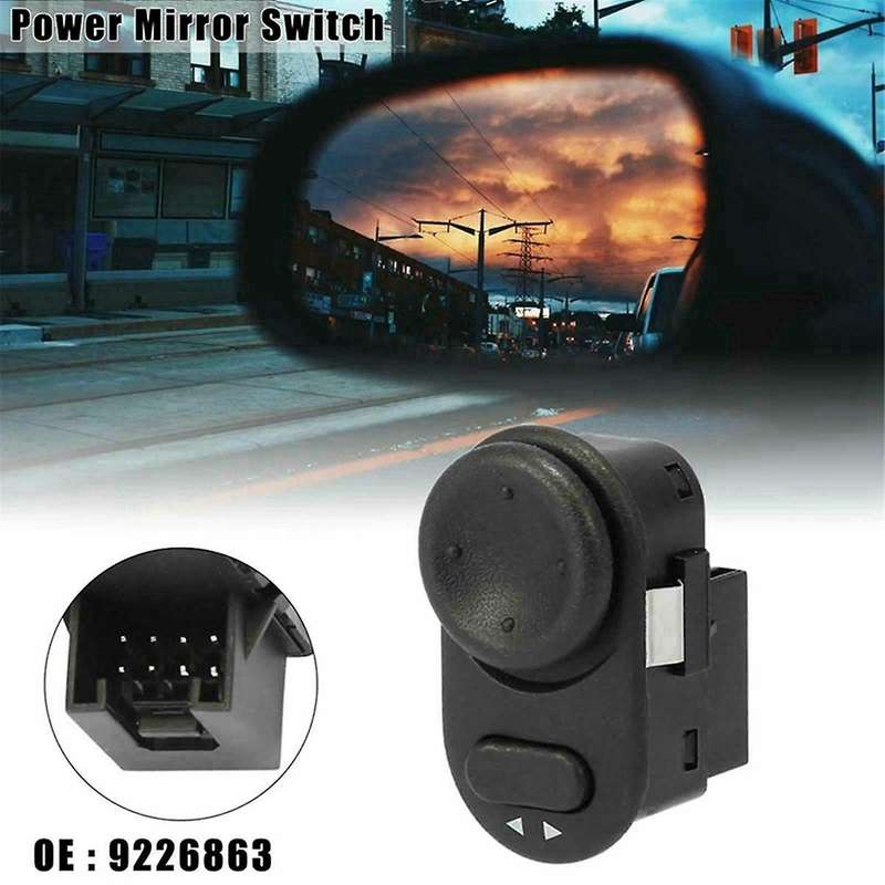2x Side Mirror Rear View Mirror Switch Adjust Control Knob for Opel Zafira Corsa Meriva 9226863
