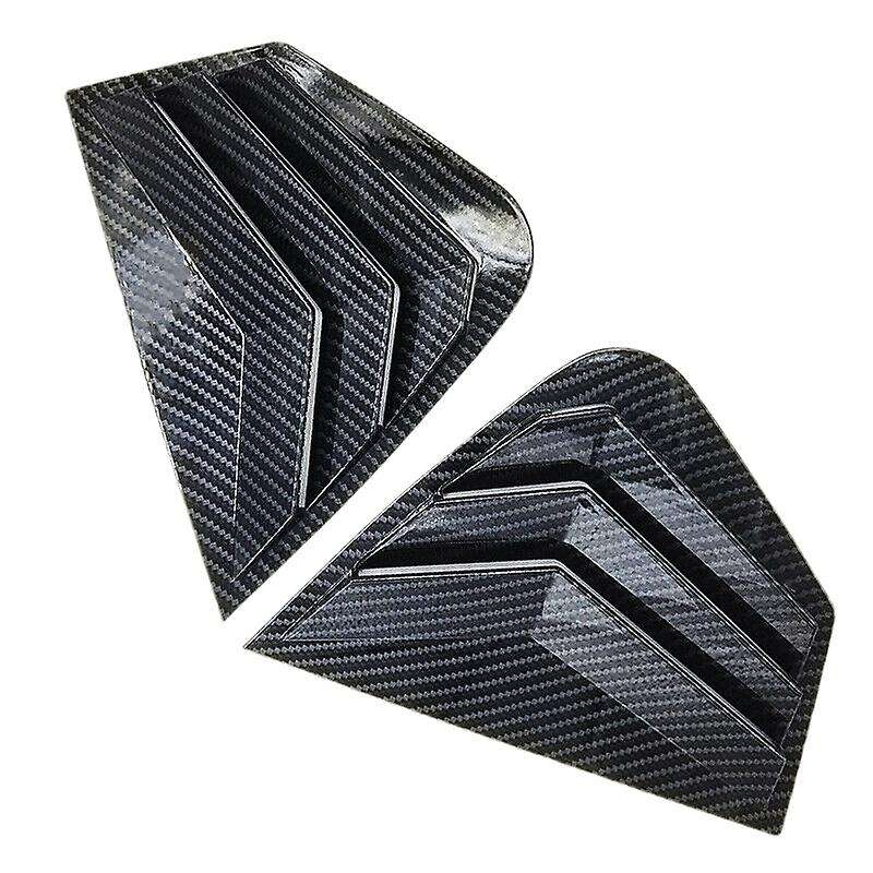 2X Rear Side Window Quarter Louver Cover Compatible Kia Optima K5 2011-2015