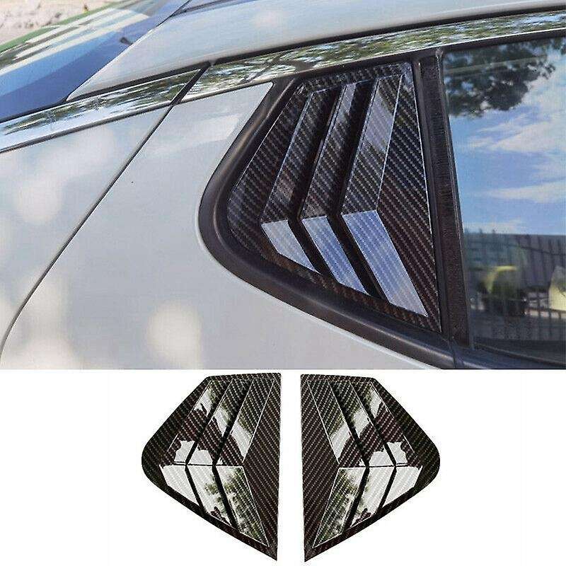 2X Rear Side Window Quarter Louver Cover Compatible Kia Optima K5 2011-2015