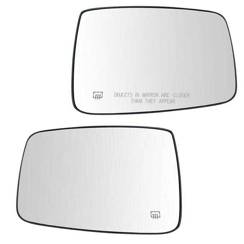 2X Rear View Mirror Electric Wing Door Heated Rearview Mirror Glass for Ram 1500 2500 10-18 68079362