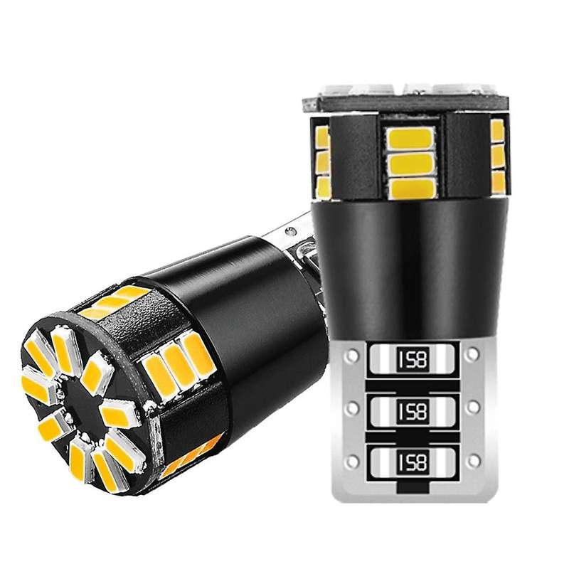 2X T10 501 194 W5W 24SMD LED Car HID CANBUS Error Free Wedge Light Bulb Clearance Side Marker Lights