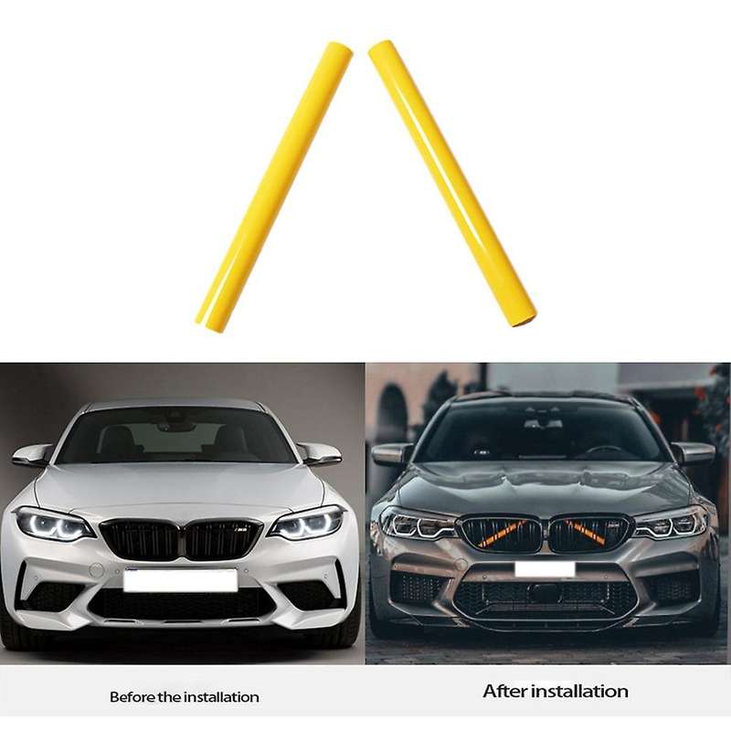 2X Style Front Grille Trim Strips Cover Frame Car Decorations Stickers for X1 X2 F48 F49 F39 2016-20