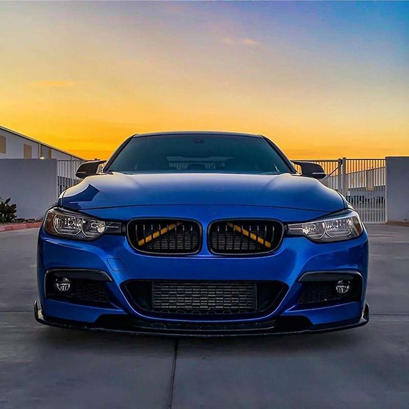2X Style Front Grille Trim Strips Cover Frame Car Decorations Stickers for X1 X2 F48 F49 F39 2016-20
