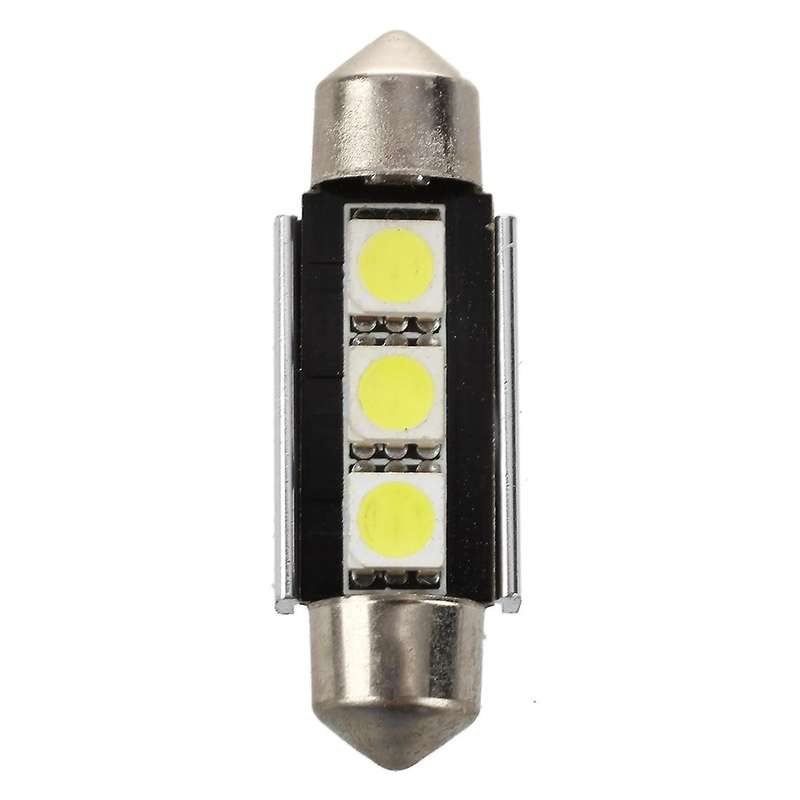 2x Smd Led Festoon 39 Mm Canbus C5w 12v 3 Smd License Plate & Reading Light - for 3 Series 5 Series