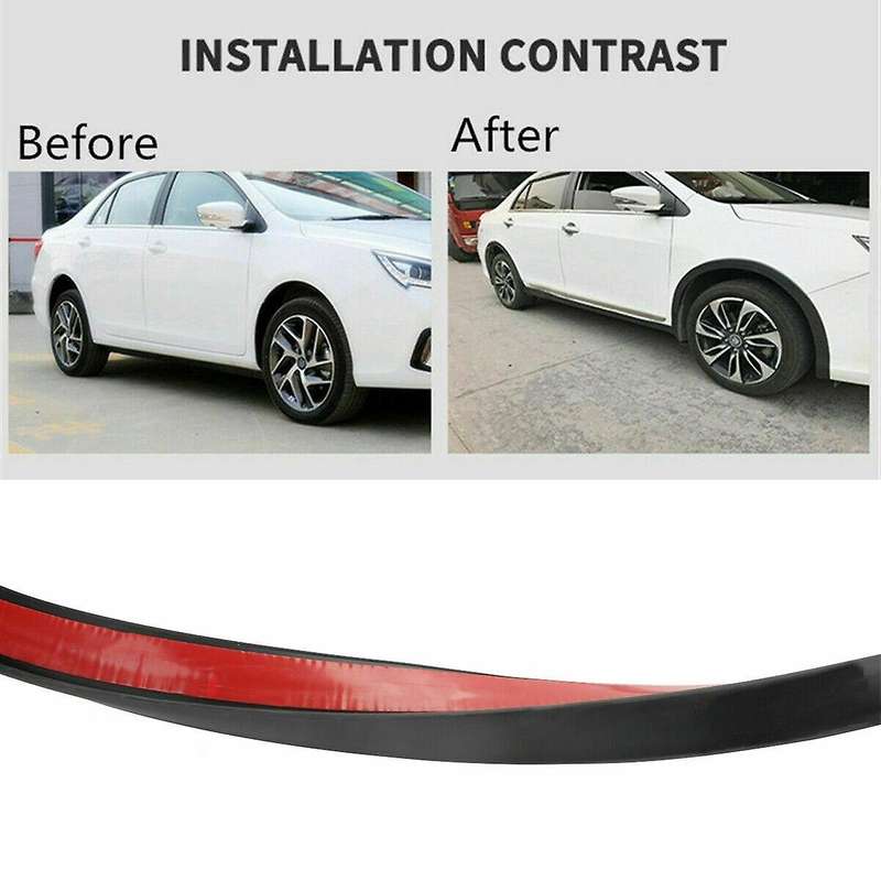 2X1.5M Universal Car Wheel Extension Rubber Moulding Flare Trim Protector