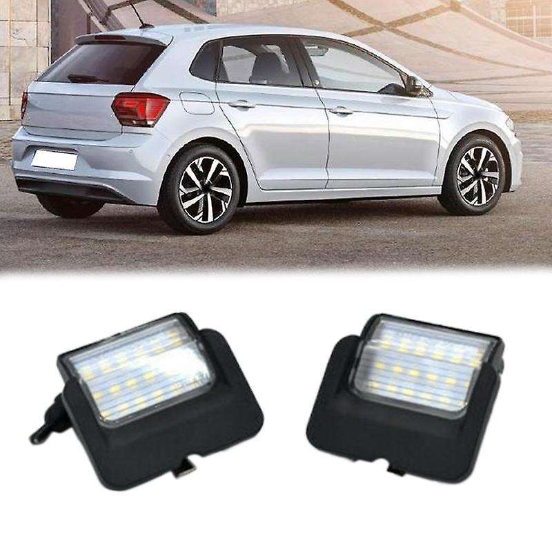 2X White 12V LED License Plate Light for MK3 6N Hatchback 1994-1999