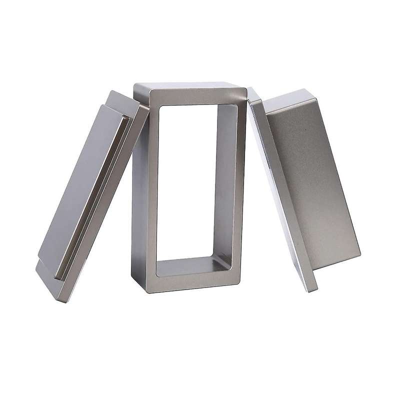 2x4in Rosin Machine Pre-pressing Plate Pure Aluminum Pre-pressing Mould Plate with Silicone Box