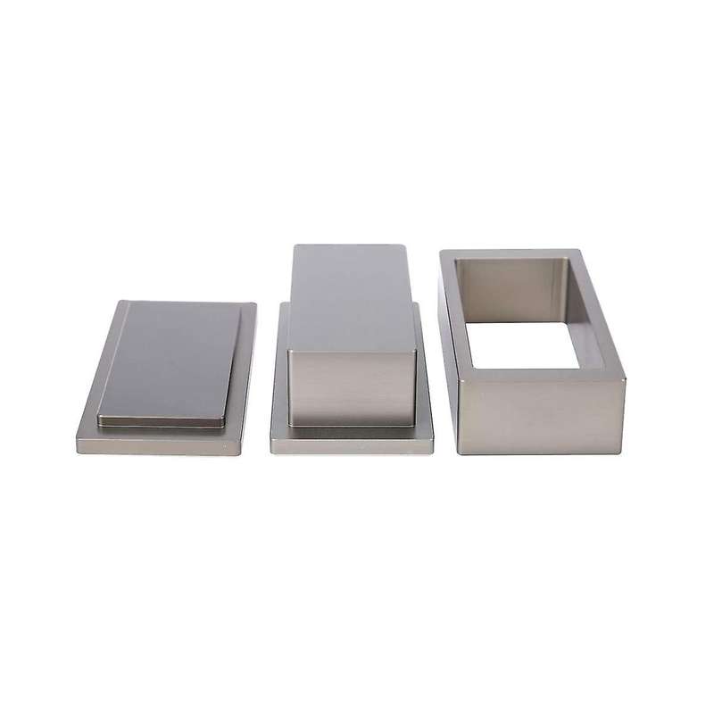 2x4in Rosin Machine Pre-pressing Plate Pure Aluminum Pre-pressing Mould Plate with Silicone Box