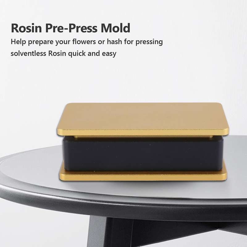 2x4inch Rosin -press Mold Aluminum Material Mould for Concentrates Wax Oil Rosin Pressing Machine E