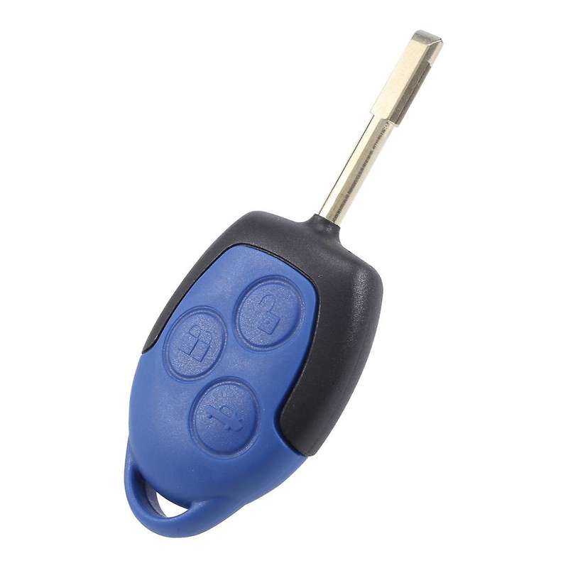 3 button cover shell key remote control body & keys for ford transit blue