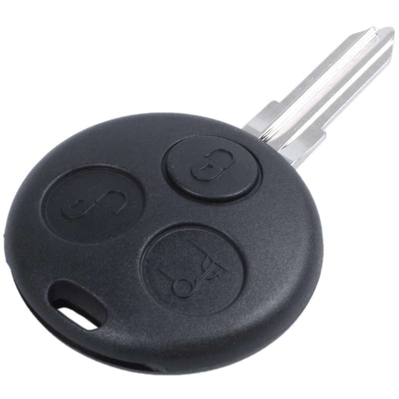 3 Button Car 433mhz Remote Key Fob Blade for Smart Fortwo City Roadster