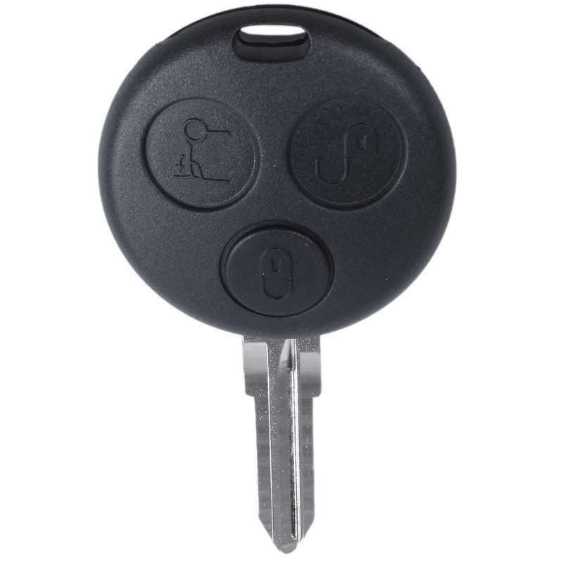 3 Button Car 433mhz Remote Key Fob Blade for Smart Fortwo City Roadster