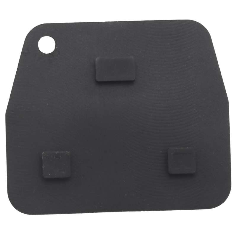 3 Buttons Remote Key Repair Kit Case Fob Button Pad Rubber for Avensis
