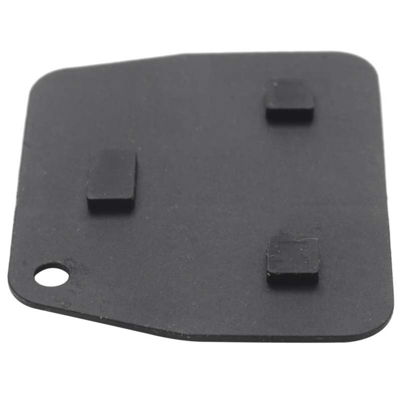 3 Buttons Remote Key Repair Kit Case Fob Button Pad Rubber for Avensis