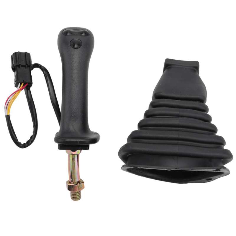3 Buttons Excavator Joystick Assy Handle Gears with Dust Cover for Doosan DX150 215 225 300 370-9C