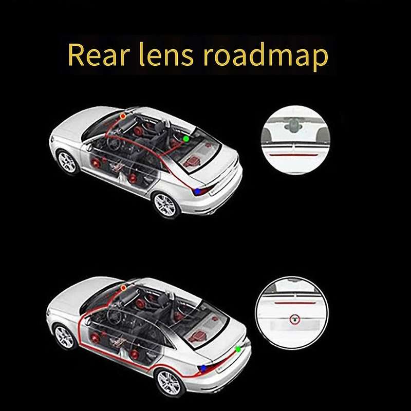 3 Camera Dash Cam 1080P 3.16 Inch Screen Dashcam with WiFi Driver Recorder for Taxi CAR DVR Rear Cam