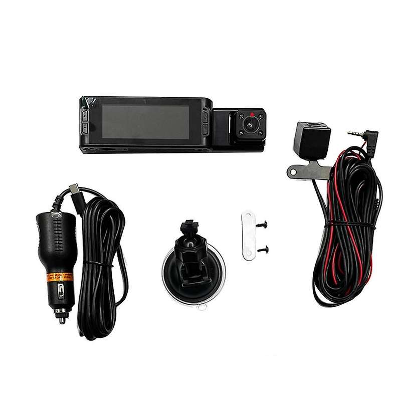 3 Camera Dash Cam 1080P 3.16 Inch Screen Dashcam with WiFi Driver Recorder for Taxi CAR DVR Rear Cam