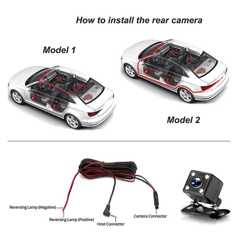 3 Camera Lens Car Dvr Hd 1080p Dash Camera Ir Night Vision 3-channel Dash Cam Video Driving Recorder