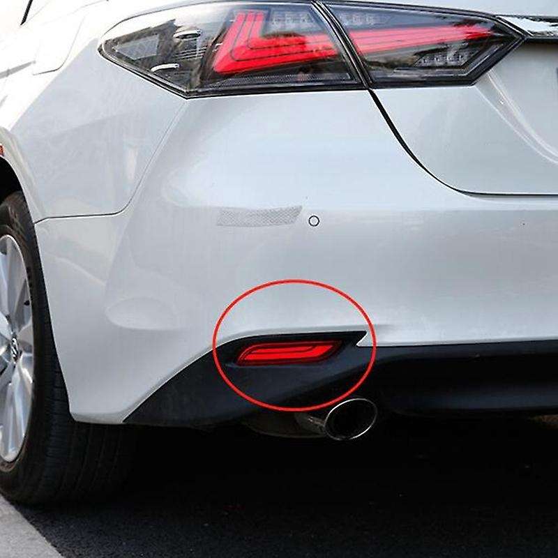 3 Features LED Bumper Reflector Lights for 2018-Up Rear Fog Lamps and Turn Signal Light