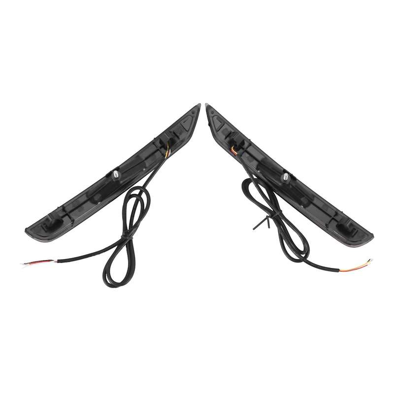 3 Functions LED Rear Bumper Reflector Light Red Day Running Light Brake Fog Trim Molding Tail Lamp f