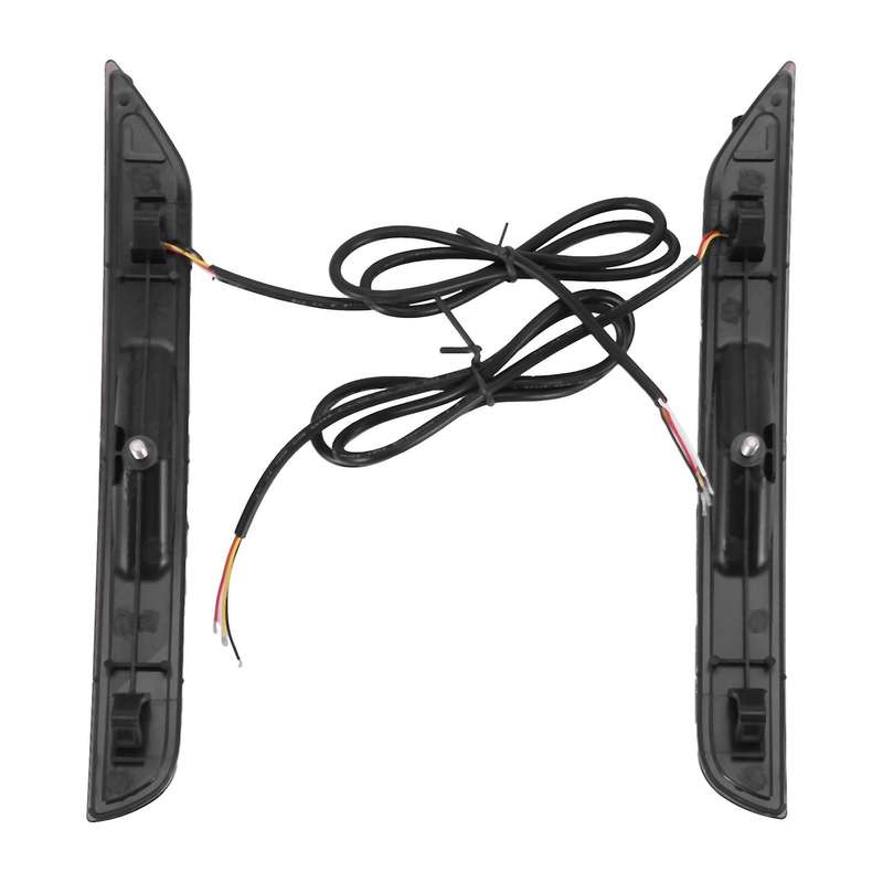 3 Functions LED Rear Bumper Reflector Light Red Day Running Light Brake Fog Trim Molding Tail Lamp f