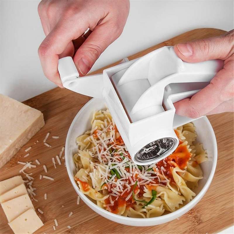 3 in 1 Cheese Grater, Cheese Grater Hand Crank,Hand Held Cheese Grater with Handle