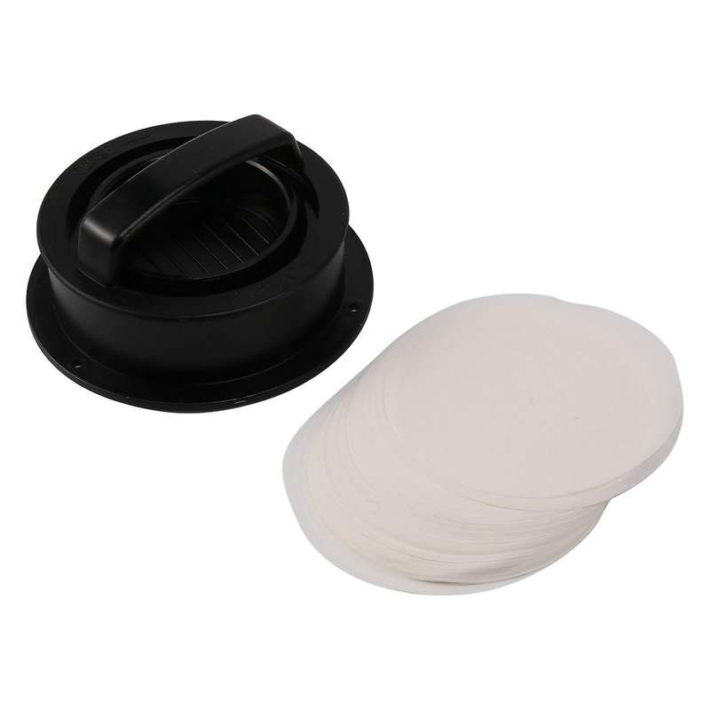 3 In 1 Burger Press Patty Stuffed Burger Maker with 120pcs Burger Paper Non Stick Sliders Beef Burg