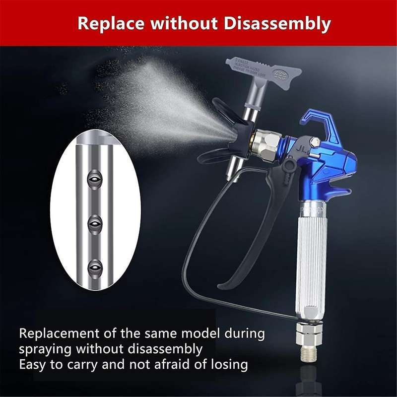 3 In 1 Double Sided Sprayer Nozzle Airless Sprayer Sprayer Parts for Home Building Deck Or Fence 34