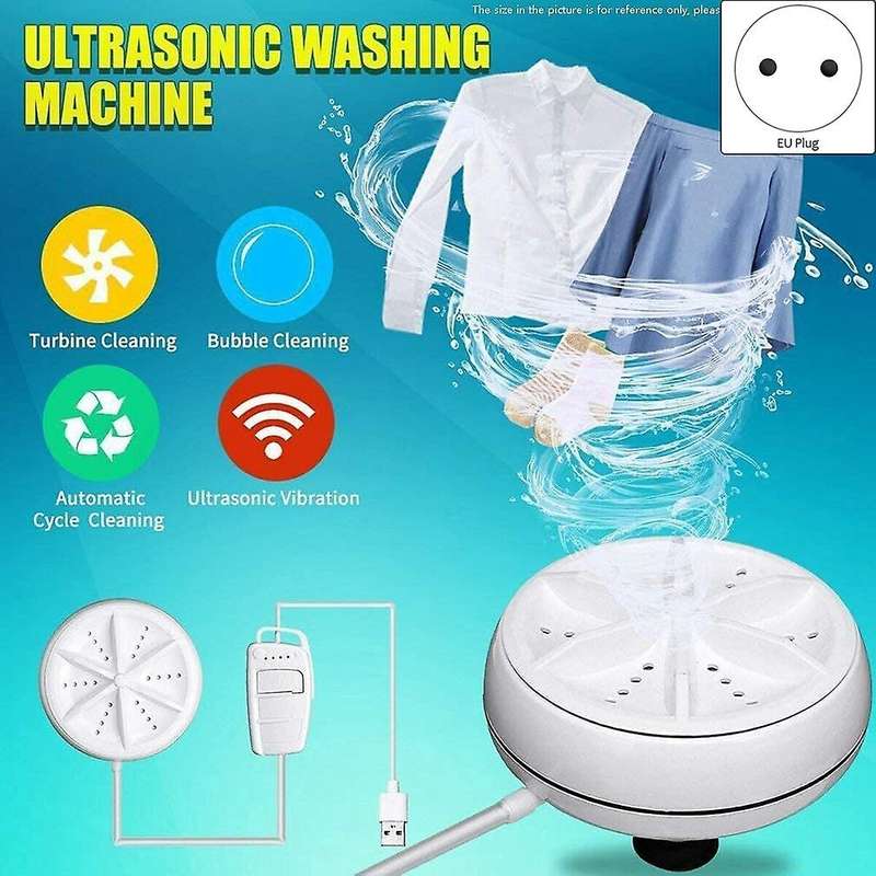 3 in 1 Mini Washing Machine Portable Ultrasonic Dishwasher with USB Powered for Personal Laundry Cam