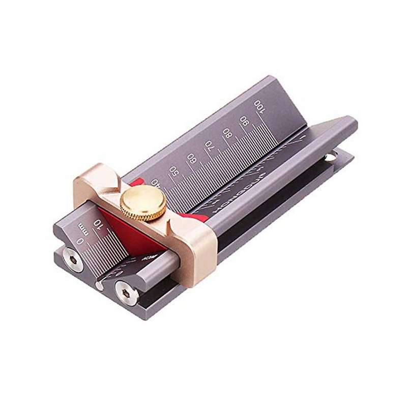 3 In 1 Drill Depth Measuring Gauge, Limited Rings Installation Assist Woodworking Tool Drill Point A