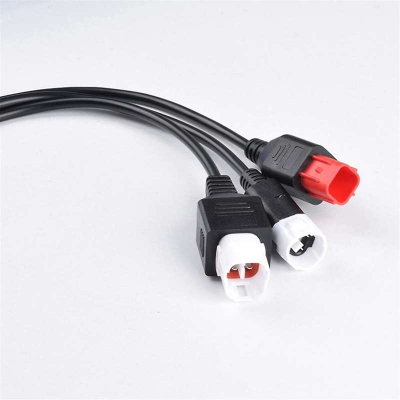 3 in 1 Motorcycle Diagnostic Connector Cable for 3pin 4pin for 6pin OBD2 Cable Adapter