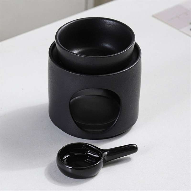 3 in 1 Tranquilize Essential Oil Furnace 100ml Home Fragrance Stove Candle Heating Censer Ceramics I