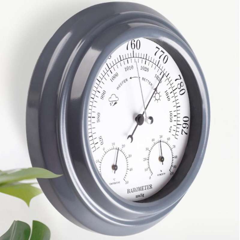 3 in 1 Thermometer Hygrometer Barometer Wall Hanging Weather Station Digital Indoor Atmospheric Pres