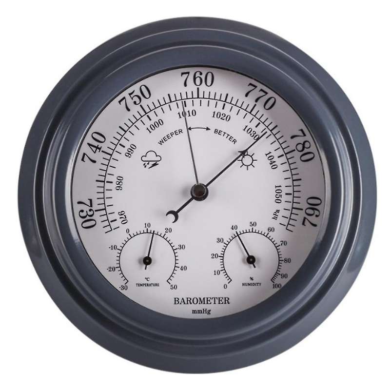 3 in 1 Thermometer Hygrometer Barometer Wall Hanging Weather Station Digital Indoor Atmospheric Pres