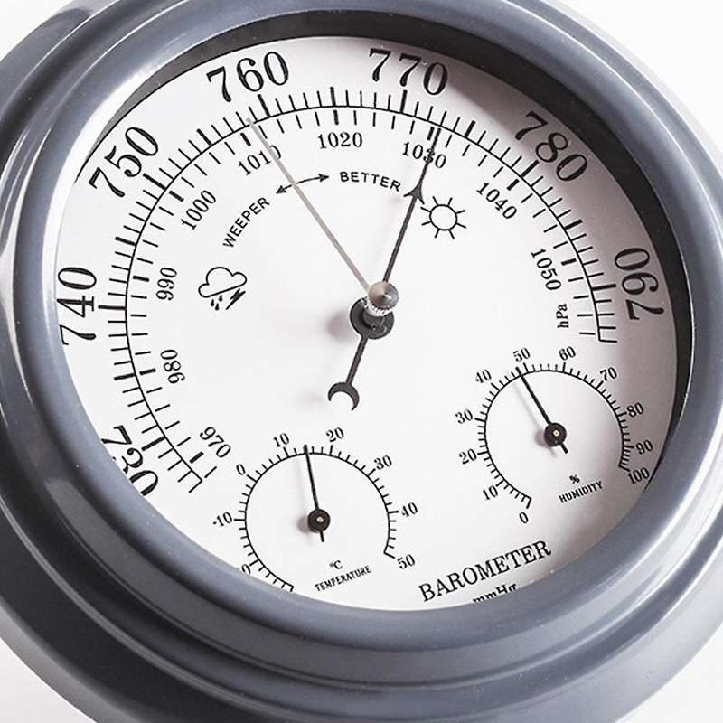 3 in 1 Thermometer Hygrometer Barometer Wall Hanging Weather Station Digital Indoor Atmospheric Pres