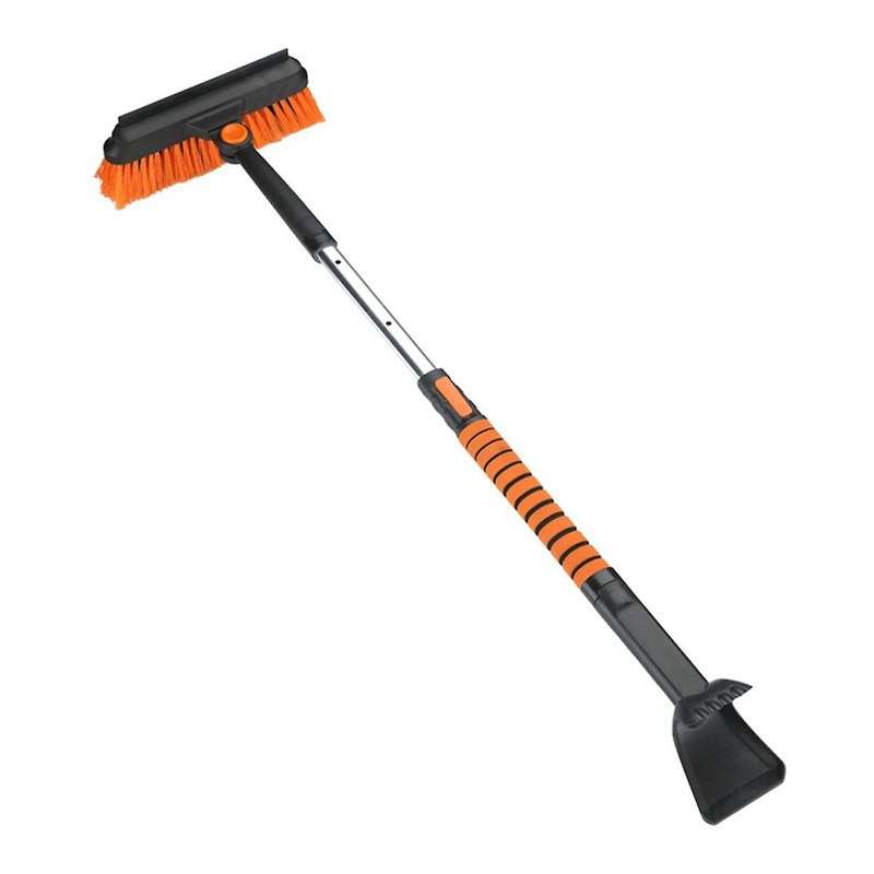 3 In1 Snow Brush Ice Scraper for Car Windshield SUV Trucks, Heavy Duty Extendable Snow Cleaning Brus