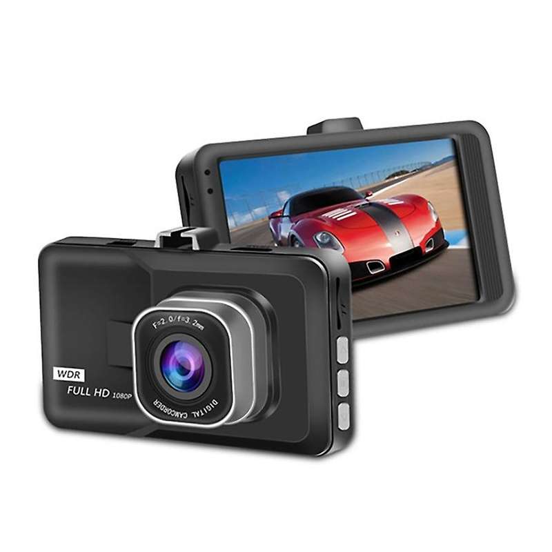 3 Inch Car DVR Video Recorder 1080P Cycle Recording Night Vision Wide Angle Driving Recorder C