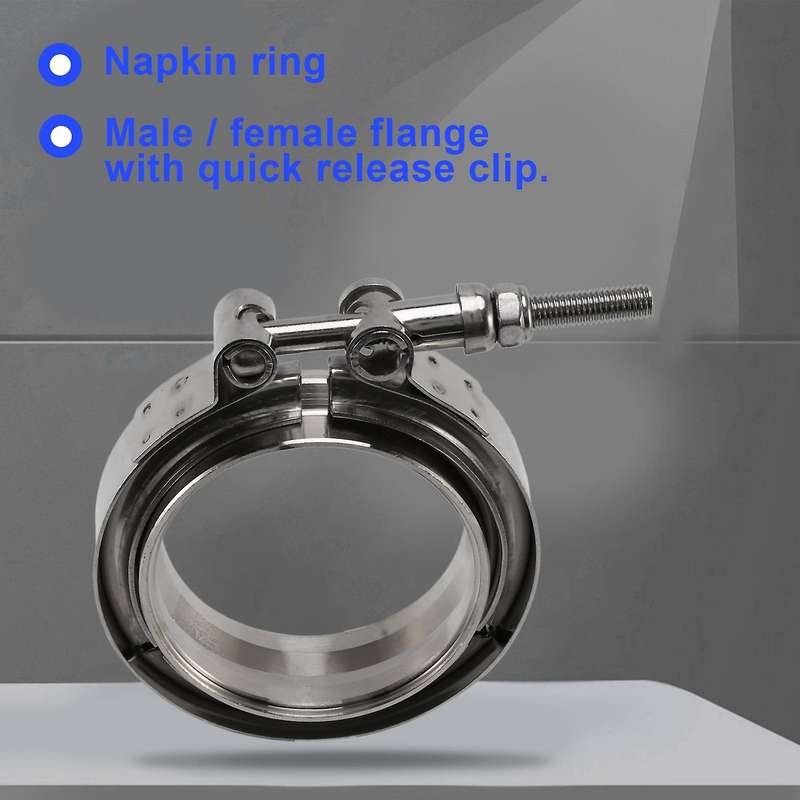3 Inch Stainless Steel-304 V-Clamp Flange Sleeve Kit for 75mm OD Pipe