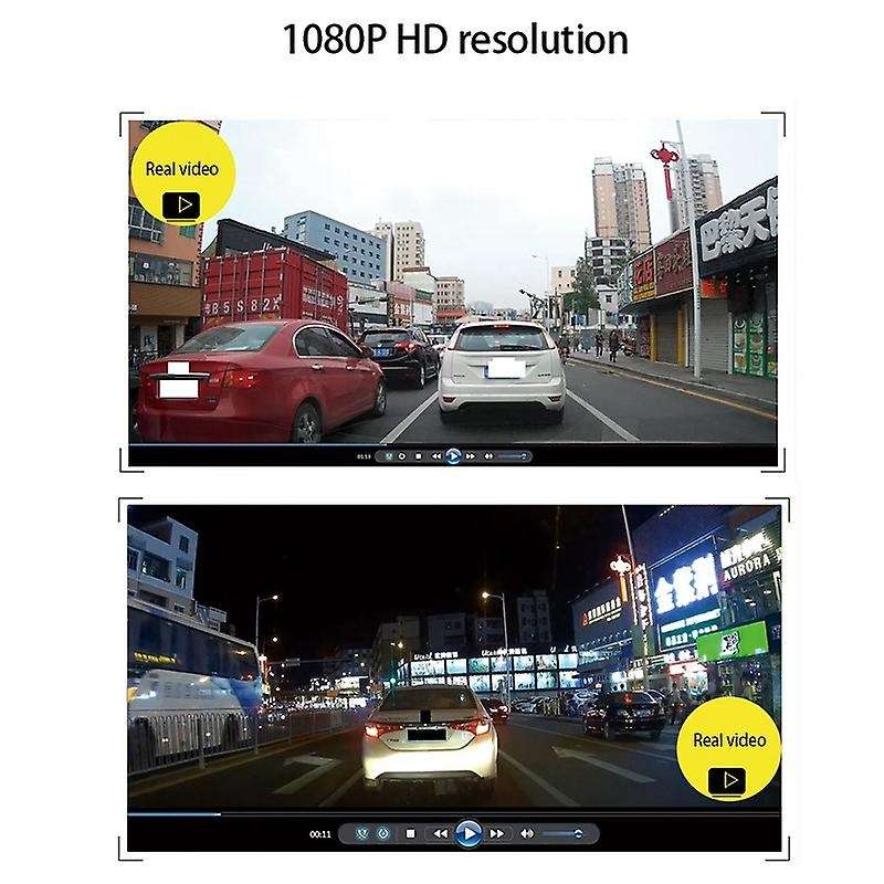 3 Inch LCD Car Front & Rear Dual Camera Dash Cam 1080P DVR Car Driving Recorder M90