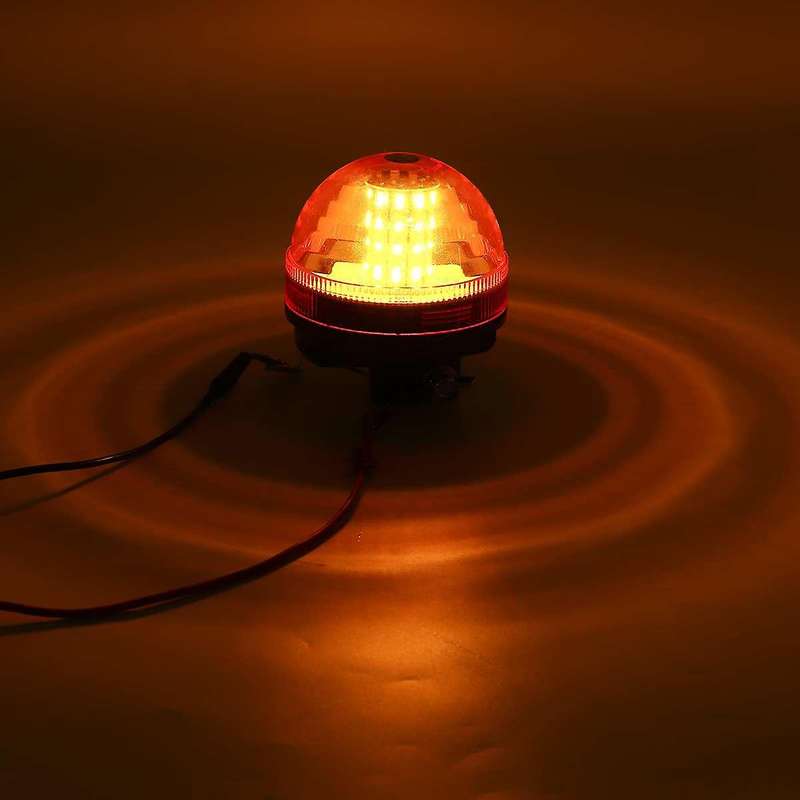 3 Modes 12V-24V 40 LED Car Rotating Flashing Beacon Light Flexible Warning Light Emergency Lamps Tra
