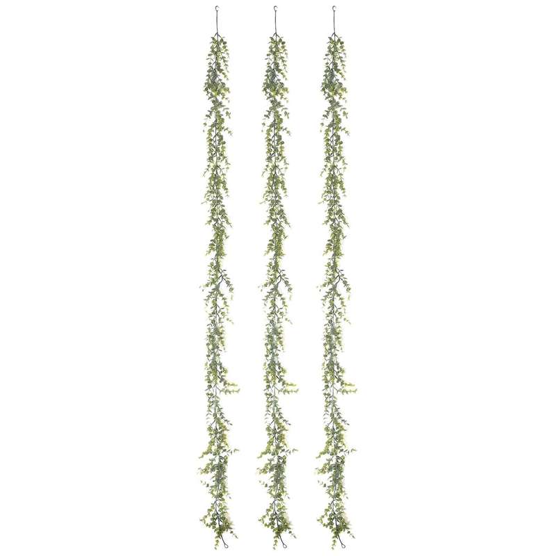 3 Pack Artificial Garland, Artificial Vines Faux Eucalyptus Greenery Garland Wedding Backdrop Arch