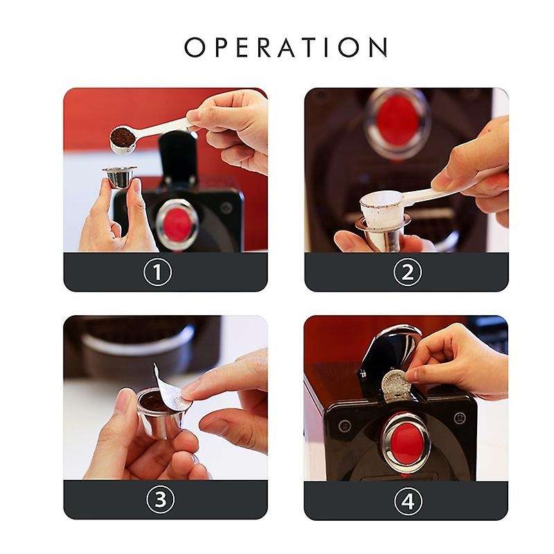 3 Pack Capsules Capsules with 100 Foil Lids- Compatible Nespresso Machines