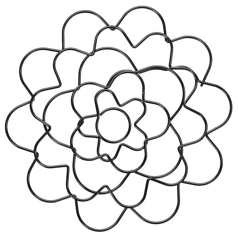 3 Pack Flower Frog Stainless Steel Wire Flower Arranging Tool Flower Lid Arranger Reusable Floral Gr