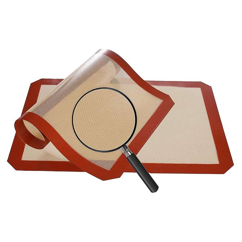 3 Pack Silicone Baking Mats,Non-Stick Washable Reusable Baking Tray Cooking Bakeware Mat for Baking
