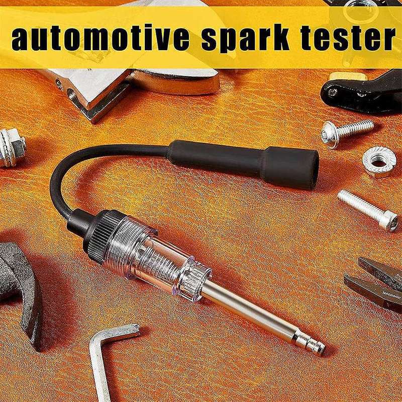 3 Pack Spark Plug Tester Engine Ignition Tester Straight Boot Ignition Tester for Automotive Car Law